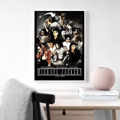 Michael Jackson Poster Classic Pictures From Different Periods Poster- No Frame • $19.99