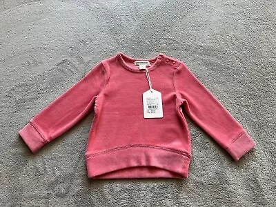 Country Road Baby Girl Pink Velour Jumper Size 0 • $29.99