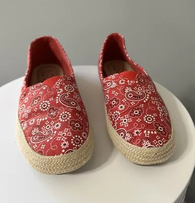 MIA Amore Red Flats Women's Shoe Size 8 • $6