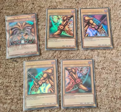 Yu-Gi-Oh Cards X5 Exodia Set YGLD-ENA17-21 • £14.99