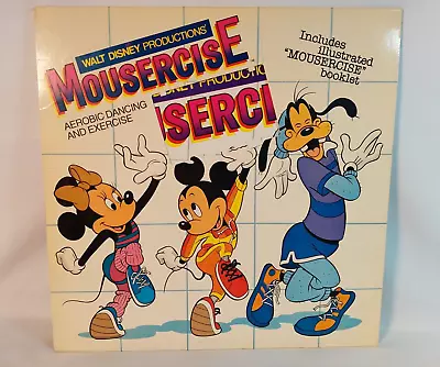 Walt Disney Record Sleeve Productions Mousercise  LP Vinyl VG *No Record* RARE • $4.20