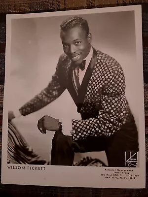 1969 Wilson Pickett Promo Photo Soul R N B Singer Negro Pop Music American  • $72.86