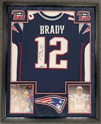 Tom Brady Signed New England Patriots Jersey Matted AUTO TriStar Hologram • $1525