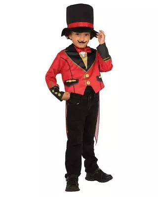 Ringmaster Costume For Toddlers & Kids Boys Circus Showman Waistcoat & Top Hat • $40.46