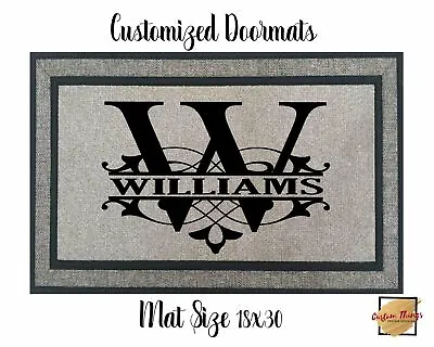 Personalized Monogram Doormat • $45