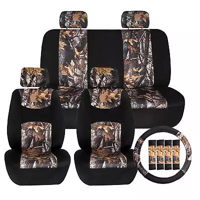 Universal Hunting Inspired Print Seat Covers Fit For Car Truck SUV Van–Full Set • $49.99