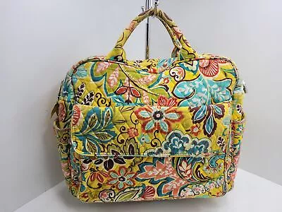 Vera Bradley Yellow Floral  Bowler Provencal Weekender • $19.98