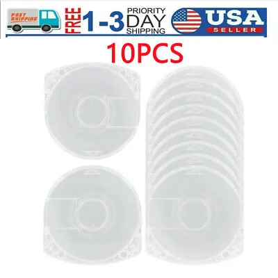 $10.55 • Buy 10PCS Replacement PSP UMD Game Clear Shell Case Disc Disk Protective Box Holder