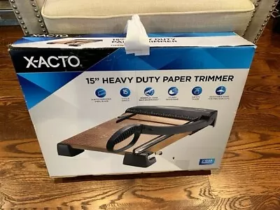 $95 • Buy X-ACTO 26315 Heavy Duty Wood Guillotine Trimmer, 12  X 15 