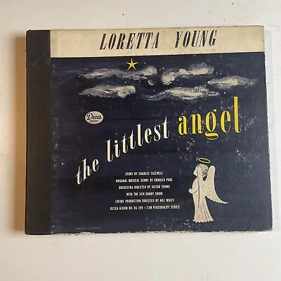 10  78 RPM Set (3) Loretta Young-The Littlest Angel/Decca Album No. 399 • $10