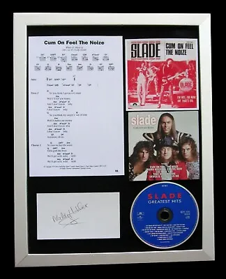 £199.95 • Buy Slade+noddy Holder+signed+framed+feel Noize=100% Authentic+express Global Ship