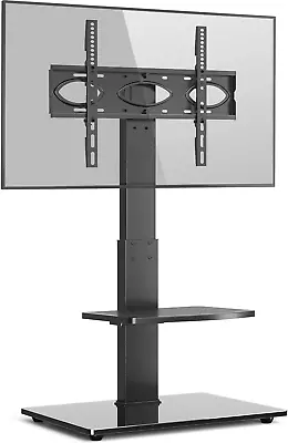 RFIVER Universal Tall Swivel TV Floor Stand For 32-70 Inch Flat Curved Screens U • £71.71