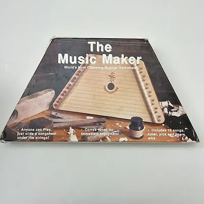 The Music Maker Melody Harp - Award Winning Lap Harp/Zither With Song Sheets • $24.58
