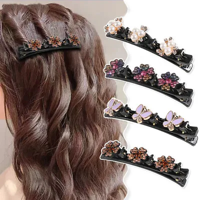 £1.19 • Buy Crystal Rhinestone Hairpins Hair Clips Pearls Flower Butterfly Hair Accessories