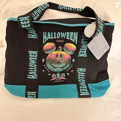 Disney Parks Mickey Mouse Halloween Glow-in-the-Dark Tote Bag 2023 • $42.45