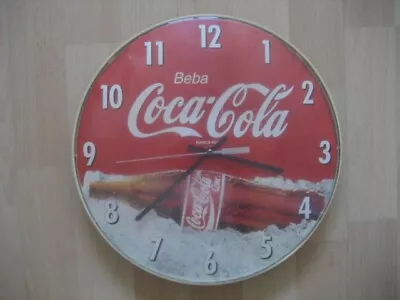 Vintage Antique Watch Wall Coca-Cola Coke. Diameter 30 CMS • £102.25