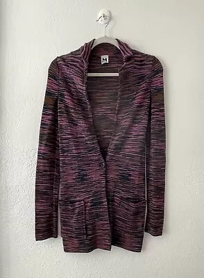 Missoni One Button Single Breasted Front Patch Pockets  Blazer/cardigan • $89