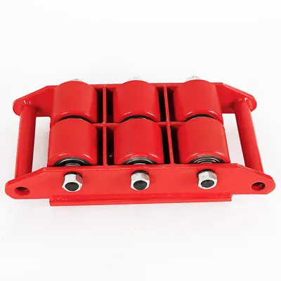 $88.83 • Buy 8T Machinery Mover Dolly Skate Industrial Machine Roller 360° Rotatable Red