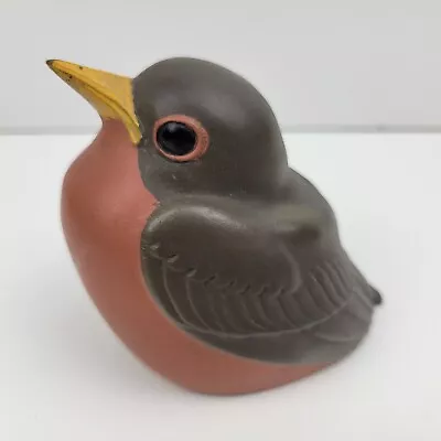 Vintage Nicodemus Young Robin Bird Figurine Decor Nic Nac Ebonlite 1971  • $39.99