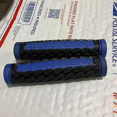 Mongoose Factory Grips -black/blue Old School • $75