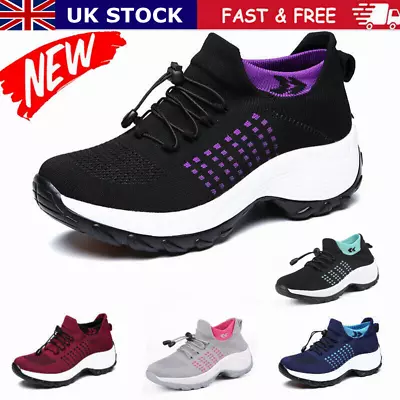 Women Ortho Stretch Cushion Sneakers Orthopedic Diabetic Running Walking Shoes A • £13.67