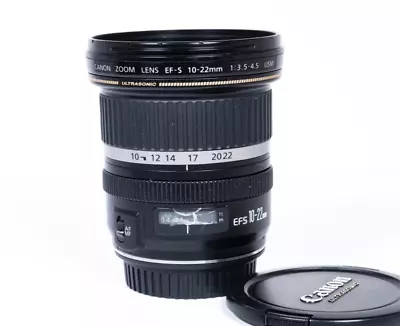 Canon EF-S 10-22mm F/3.5-4.5 USM Ultra Wide Angle DSLR Lens • £37