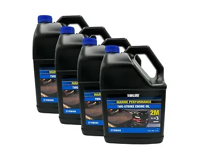 Yamalube Outboard 2M Marine Semi-Synthetic 2 Stroke Oil LUB-2STRK-MI-04-4PACK • $166.99