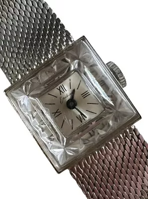 Vintage Square Ladies Endura Mechanical Watch Runs • $15.99