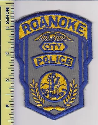 US Virginia Police Patch Roanoke Virginia City Police • $1.59