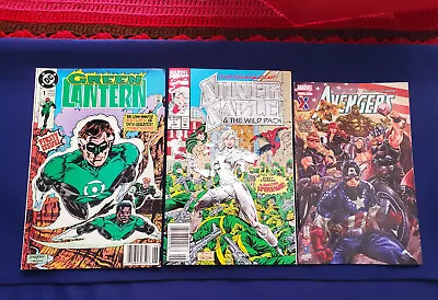 Green Lantern #1 (1990) Silver Sable #1 Avengers AAFES #14 Marvel DC Comics • $6.95