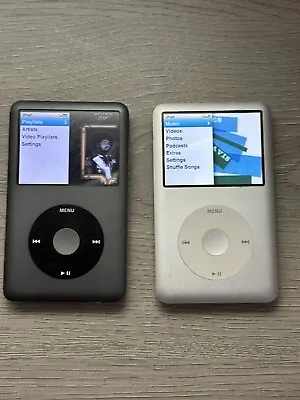 £104 • Buy Apple IPod X2 Classic 6 And7th Gen Model  160GB And 80GB Working.