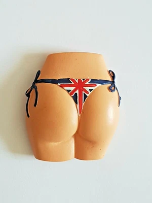 £3.39 • Buy Magnet Union Jack England UK 3D Bikini Bottoms/Bum Fridge 