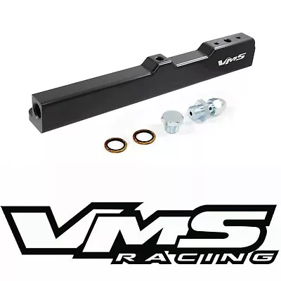 Vms Racing Black Fuel Rail For Honda Civic Crx Delsol D Series Only • $69.95