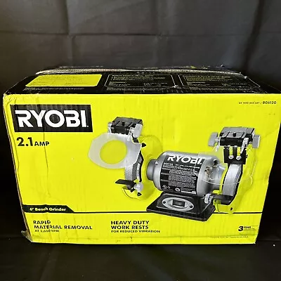 RYOBI 2.1 Amp 6 In. Grinder With LED Lights BG612G • $75