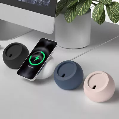 $16.38 • Buy For IPhone 13 Magsafe Wireless Magnetic Charger Round Dock Charging Stand Holder