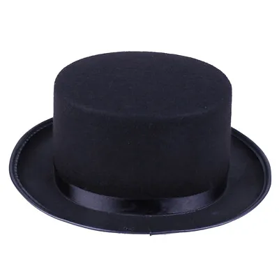 Black Top Hat Magician Costume Tuxedo Mat Hatter Wedding Christmas Party_QoY.hap • $4.36