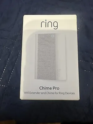 2021 Ring Chime Pro Wi-Fi Extender-Smart Doorbell - White LOW PRICE. FAST SHIP • $20