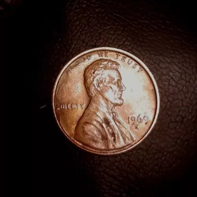 RARE 1969 S Double Die Lincoln Penny • $35