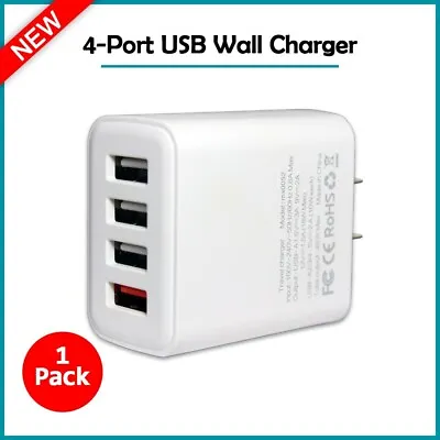 B2G1 4 Port USB Charger Multi USB Charging Station Dock Desktop Universal Plug • $6.99