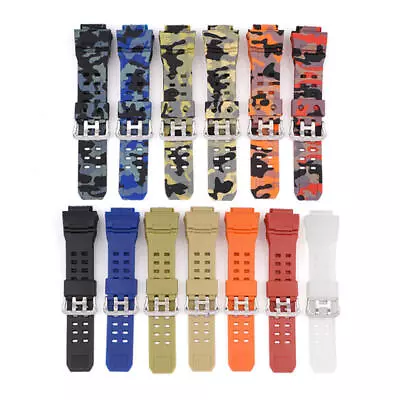 Camouflage Wristwatch Band TPU Watch Strap For Casio G-Shock GW-9400 GW-9300 • $19.99