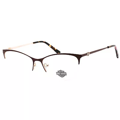 Harley Davidson Women's Eyeglasses Clear Demo Lens Matte Bordeaux HD0561 070 • $24.79