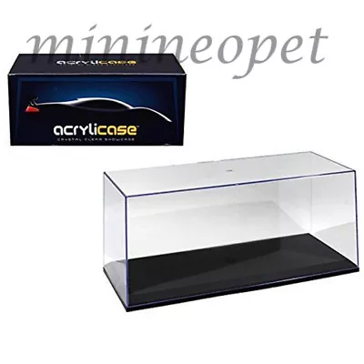 Acrylicase 10004 Clear Display Show Case For 1/24 Diecast Model Car Black Base  • $13.70