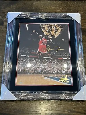 Michael Jordan Signed 16x20 UDA NBA Finals Floor • $4995