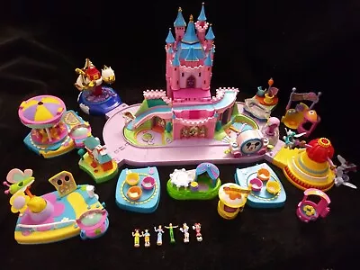 Vintage Polly Pocket Disney Magical Kingdom Castle Musical Playset • $80