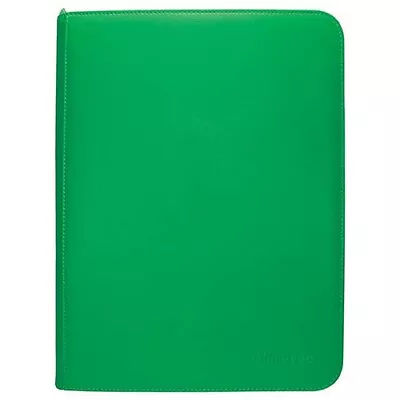 ULTRA PRO Vivid 9-Pocket Zippered PRO-Binder: Green 15901 • $39.95