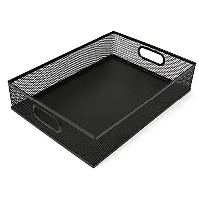 Desk Drawer Organizer Stable Metal Mesh Desk Storage Tray Versatile Storage B... • $28.86