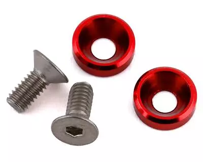 175RC Mini T/B High Load Motor Screws (Red) (2) [175-18025] • $3.95