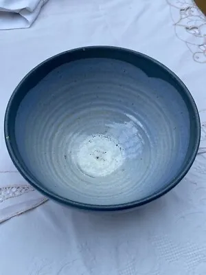 £10 • Buy Nice Portuguese Devica Pottery Blue Serving Bowl.