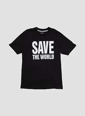 Hamnett Save The World T-Shirt In Black Katherine Hamnett SAVE THE WORLD • £9.99