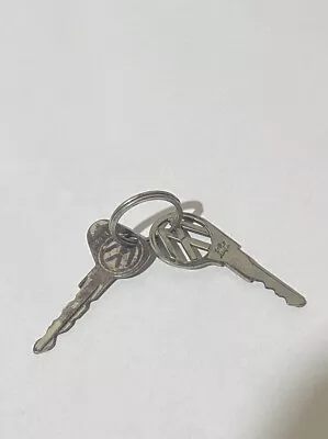 2 Vintage VW Volkswagen Pre-owned Logo Keys. Collectible Hippy Retro Cool. Gift. • $12